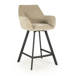 By-Boo Draaibare Barkruk Bliss (zithoogte 69cm)* Barkruk Met Rugleuning