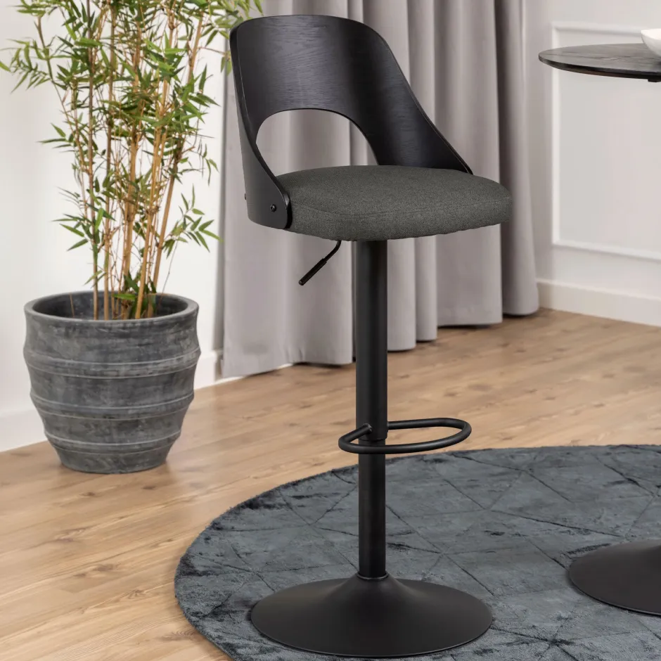 Bendt Draaibare Barkruk Vila (zithoogte 62-84cm)* Barkruk Met Rugleuning|Barkruk Verstelbaar