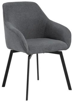 Bendt Draaibare Eetkamerstoel Aisling Chenille* Chenille Eetkamerstoelen|Beige Eetkamerstoelen