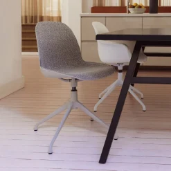Zuiver Draaibare Eetkamerstoel Albert Kuip Bouclé* Eetkamerstoelen Bouclé / Teddy|Draaibare Eetkamerstoelen