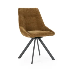 By-Boo Draaibare Eetkamerstoel Bliss* Beige Eetkamerstoelen|Draaibare Eetkamerstoelen