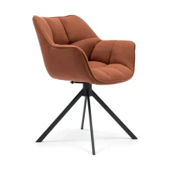 Rivièra Maison Draaibare Eetkamerstoel Carnaby kleur* Draaibare Eetkamerstoelen|Eetkamerstoelen Met Armleuning