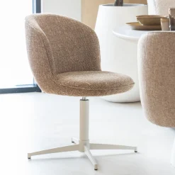 Eleonora Draaibare Eetkamerstoel Molly* Eetkamerstoelen Zonder Armleuning|Draaibare Eetkamerstoelen