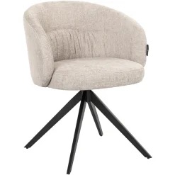 Richmond Interiors Draaibare Eetkamerstoel Olivia* Draaibare Eetkamerstoelen|Eetkamerstoelen Met Armleuning