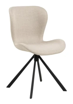 Bendt Draaibare Eetkamerstoel Olle Stof* Draaibare Eetkamerstoelen|Eetkamerstoelen Zonder Armleuning