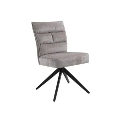 Tower Living Draaibare Eetkamerstoel Rosora Chenille* Chenille Eetkamerstoelen|Draaibare Eetkamerstoelen
