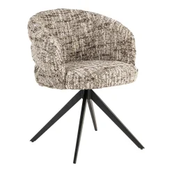 Richmond Interiors Draaibare Eetkamerstoel Serenity kleur* Draaibare Eetkamerstoelen|Eetkamerstoelen Met Armleuning