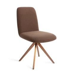 Jesper Home Draaibare Eetkamerstoel Taiwa Turn Rose* Beige Eetkamerstoelen|Draaibare Eetkamerstoelen