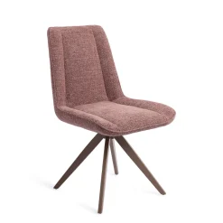 Jesper Home Draaibare Eetkamerstoel Umedo Turn Brown* Beige Eetkamerstoelen|Draaibare Eetkamerstoelen