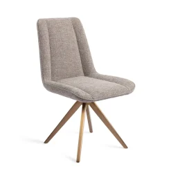 Jesper Home Draaibare Eetkamerstoel Umedo Turn Rose* Beige Eetkamerstoelen|Draaibare Eetkamerstoelen