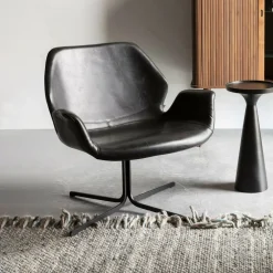 Zuiver Draaibare Fauteuil Nikki Vintage PU leder* Fauteuil Leer / Kunstleer