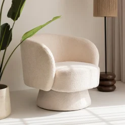 By-Boo Draaifauteuil Balou Bouclé* Fauteuil Stof / Textiel|Fauteuil Bouclé / Teddy