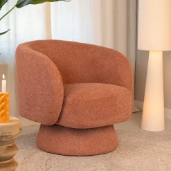 By-Boo Draaifauteuil Balou Bouclé* Fauteuil Stof / Textiel|Fauteuil Bouclé / Teddy