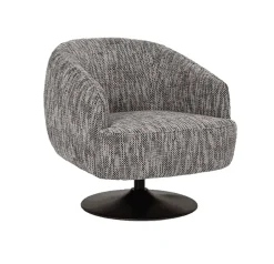 Tower Living Draaifauteuil Barga Geweven stof* Fauteuil Stof / Textiel