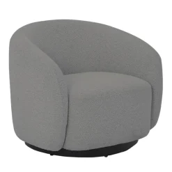 Tower Living Draaifauteuil Belfast Bouclé* Fauteuil Stof / Textiel|Fauteuil Bouclé / Teddy