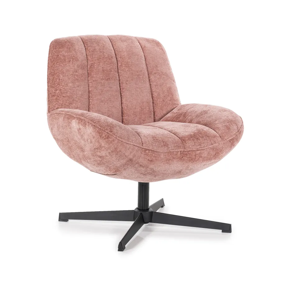 By-Boo Draaifauteuil Derby Chenille* Fauteuil Stof / Textiel