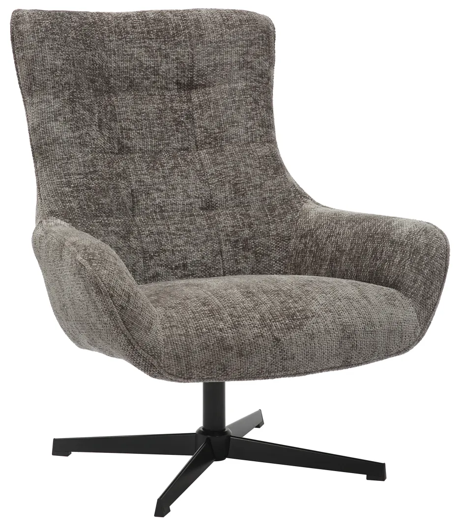 Artistiq Living Draaifauteuil Erskine Chenille* Fauteuil Stof / Textiel