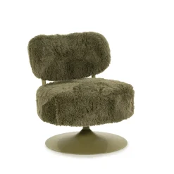 By-Boo Draaifauteuil Furlo Furry* Fauteuil Stof / Textiel