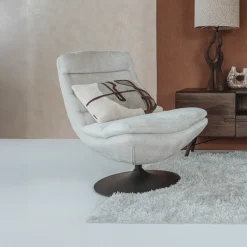 Tower Living Draaifauteuil Marano Chenille* Fauteuil Stof / Textiel