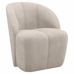 WOOOD Draaifauteuil Mojo Ribstof, kleur* Fauteuil Stof / Textiel