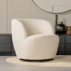 WOOOD Draaifauteuil Serra Woven* Fauteuil Stof / Textiel