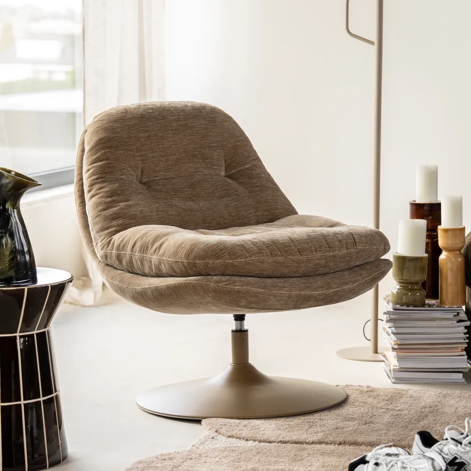By-Boo Draaifauteuil Tromba* Fauteuil Stof / Textiel