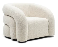Rivièra Maison Draaifauteuil Vittorio Bouclé, kleur* Fauteuil Stof / Textiel|Fauteuil Bouclé / Teddy