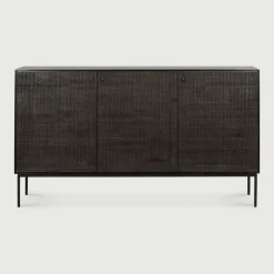 Ethnicraft Dressoir Grooves Gevernist Teakhout* Dressoirs
