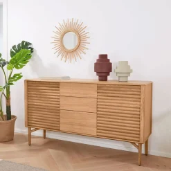 Kave Home Dressoir Lenon Eikenhout* Dressoirs