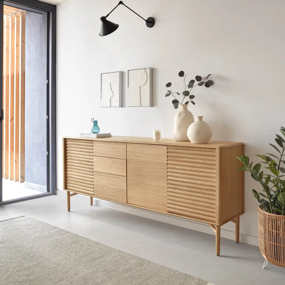 Kave Home Dressoir Lenon Eikenhout* Dressoirs