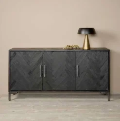Tower Living Dressoir Ziano Visgraat, kleur zwart* Dressoirs
