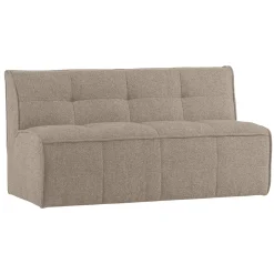 vtwonen Eetkamerbank Cluster Bouclé, 164cm, kleur Khaki bruin* Eetkamerbanken