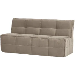 vtwonen Eetkamerbank Cluster Velvet, 164cm, kleur Warm Taupe* Eetkamerbanken