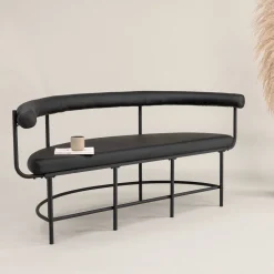 Nohr Eetkamerbank Jediah Lederlook, kleur* Eetkamerbanken