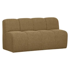 WOOOD Eetkamerbank Mojo Bouclé, 164cm, kleur /Bruin Melange* Eetkamerbanken