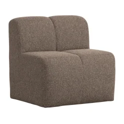 WOOOD Eetkamerbank Mojo Bouclé, 84cm, kleur Melange* Eetkamerbanken