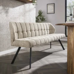 LifestyleFurn Eetkamerbank Thandie Bouclé, 180cm* Eetkamerbanken