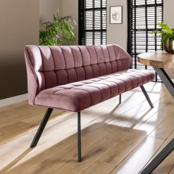 LifestyleFurn Eetkamerbank Thandie Velvet 180cm* Eetkamerbanken