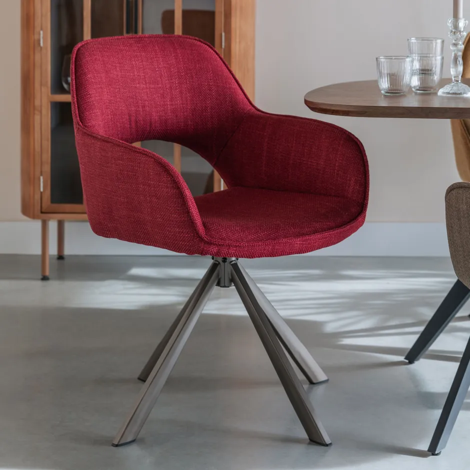 ZILT Eetkamerstoel Abra* Eetkamerstoelen Met Armleuning