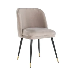 Richmond Interiors Eetkamerstoel Alicia Velvet* Eetkamerstoelen Velvet / Fluweel|Eetkamerstoelen Zonder Armleuning