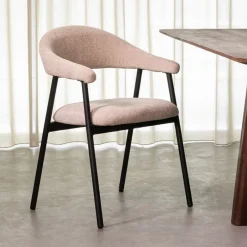 LABEL51 Eetkamerstoel Amaze Elite stof* Eetkamerstoelen Met Armleuning