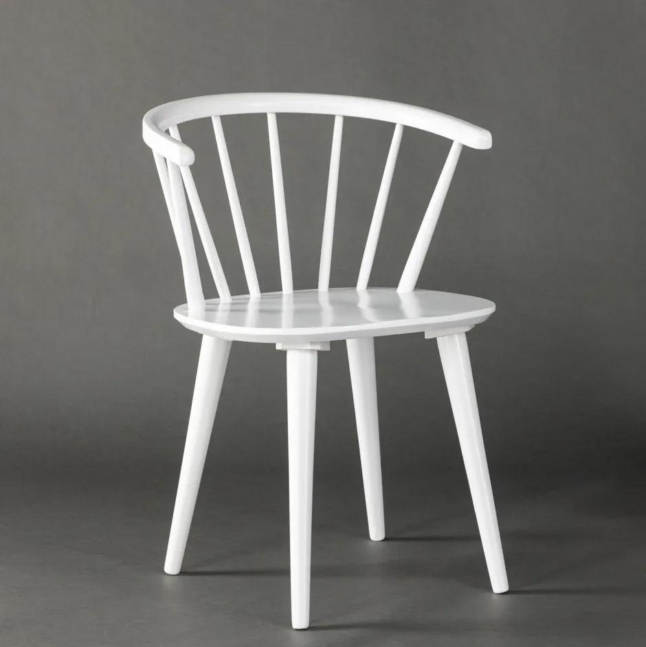 Nohr Eetkamerstoel Araseli Rubberhout* Eetkamerstoelen Met Armleuning
