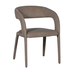 vtwonen Eetkamerstoel Arms Vilt look, kleur* Eetkamerstoelen Met Armleuning