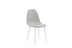 Nohr Eetkamerstoel Austina Met wit onderstel* Eetkamerstoelen Zonder Armleuning