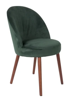 Dutchbone Eetkamerstoel Barbara Velvet* Eetkamerstoelen Velvet / Fluweel|Eetkamerstoelen Zonder Armleuning