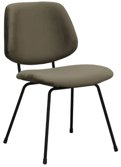 LABEL51 Eetkamerstoel Bello Velvet* Eetkamerstoelen Velvet / Fluweel|Eetkamerstoelen Zonder Armleuning