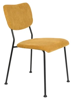 Zuiver Eetkamerstoel Benson Ribstof* Eetkamerstoelen Zonder Armleuning