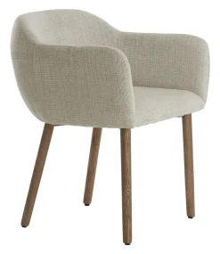 Light & Living Eetkamerstoel Blaine* Beige Eetkamerstoelen|Eetkamerstoelen Met Armleuning
