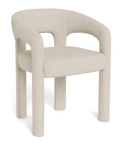 Bendt Eetkamerstoel Blandon Chenille* Chenille Eetkamerstoelen|Eetkamerstoelen Met Armleuning