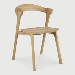 Ethnicraft Eetkamerstoel Bok Gevernist Eikenhout* Eetkamerstoelen Zonder Armleuning